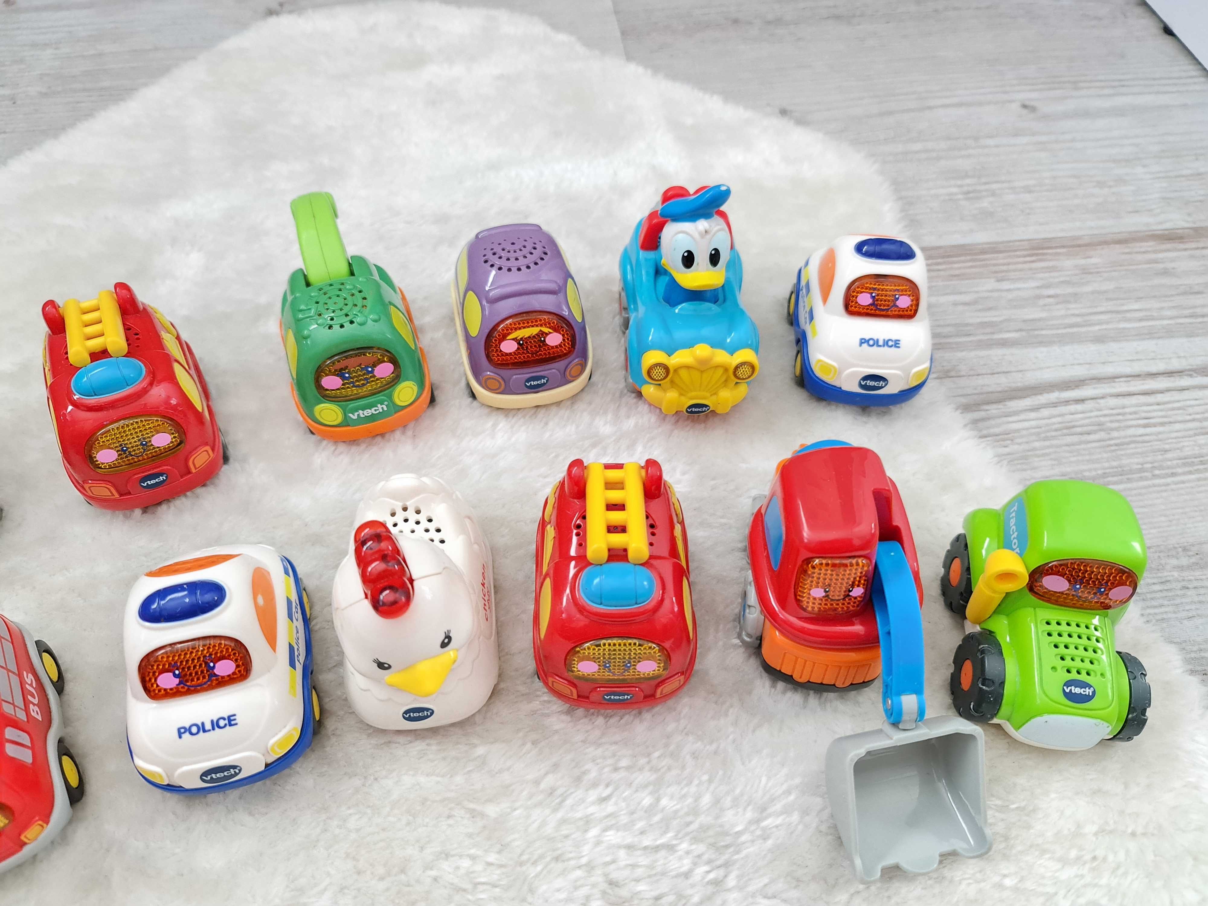 VTECH interaktywne TUT TUT autko , pojazd , Autka Toot Toot 13 SZTUK