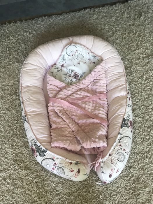 Kokon, gniazdo i rożek niemowlęcy Handmade.