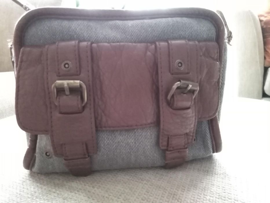 Torebka M&S Indigo Collection niebieska 17x21x10