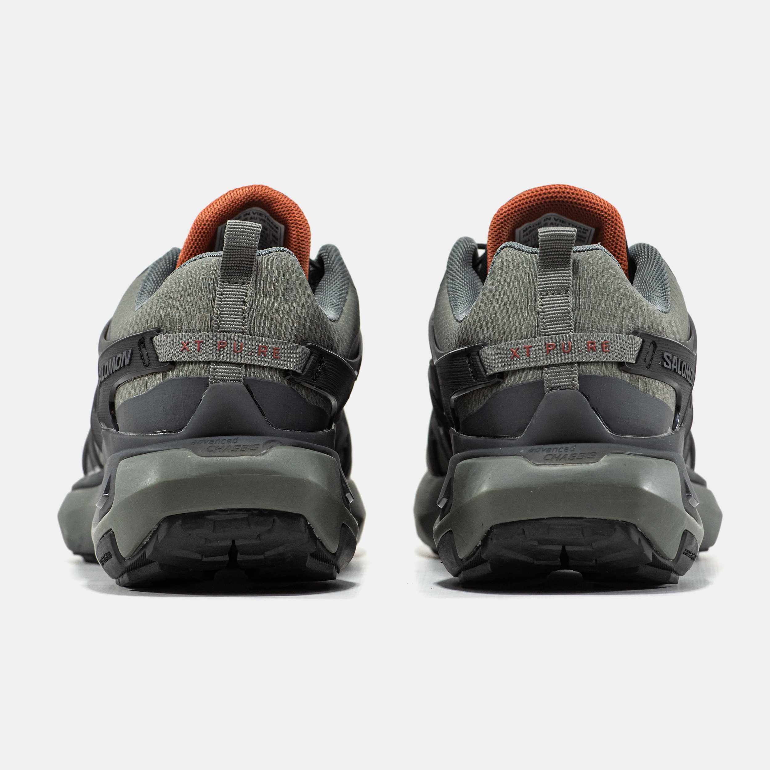 Чоловічі кросівки  Salomon XT Pu.Re Gore-Tex Термо сірий з чорним 2443