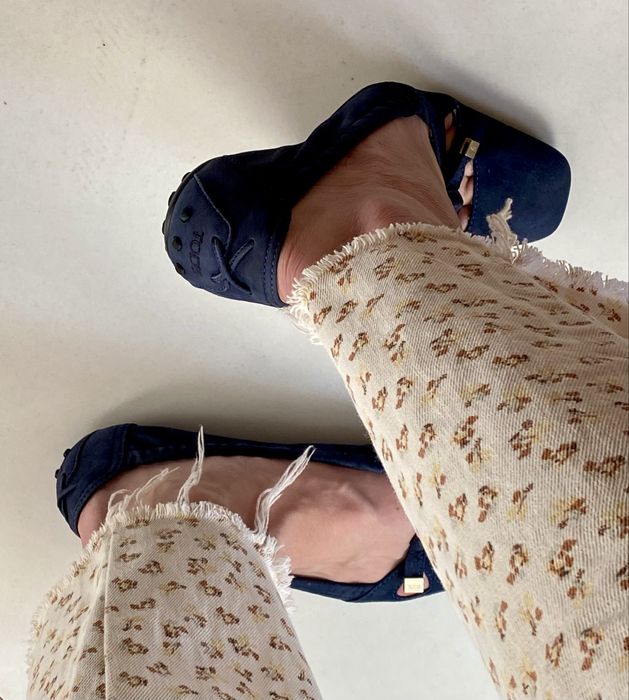 Туфлі Tod’s темно сині жіночі