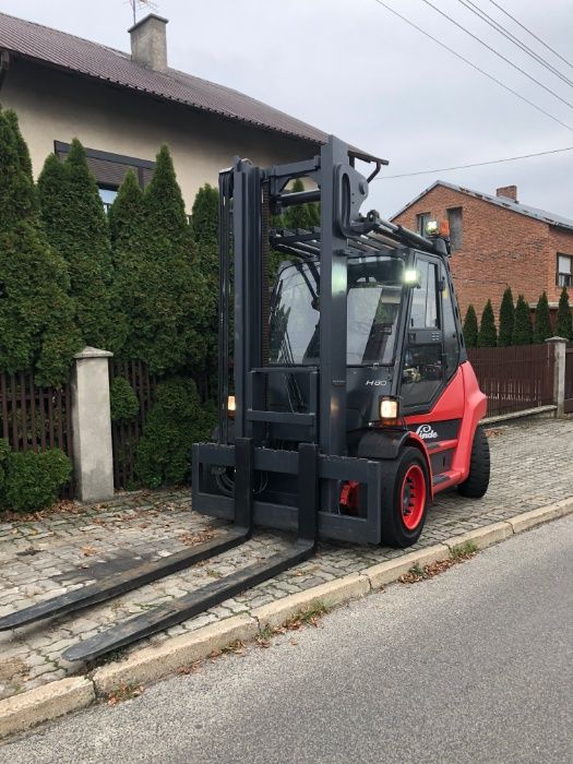 Wynajem wózka widłowego z operatorem lub bez. Rozładunki maszyn.linde