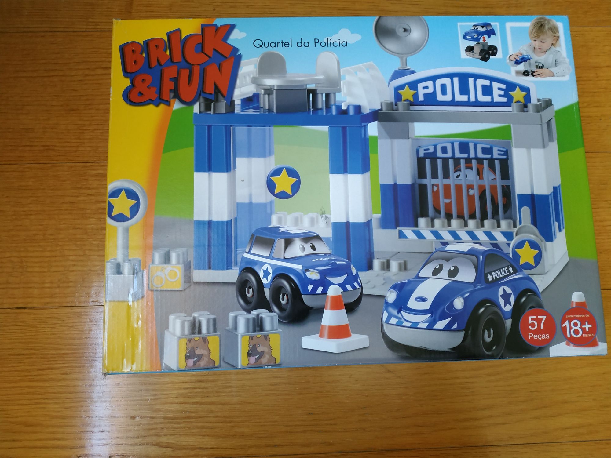 Lego "brick & fun" esquadra de polícia