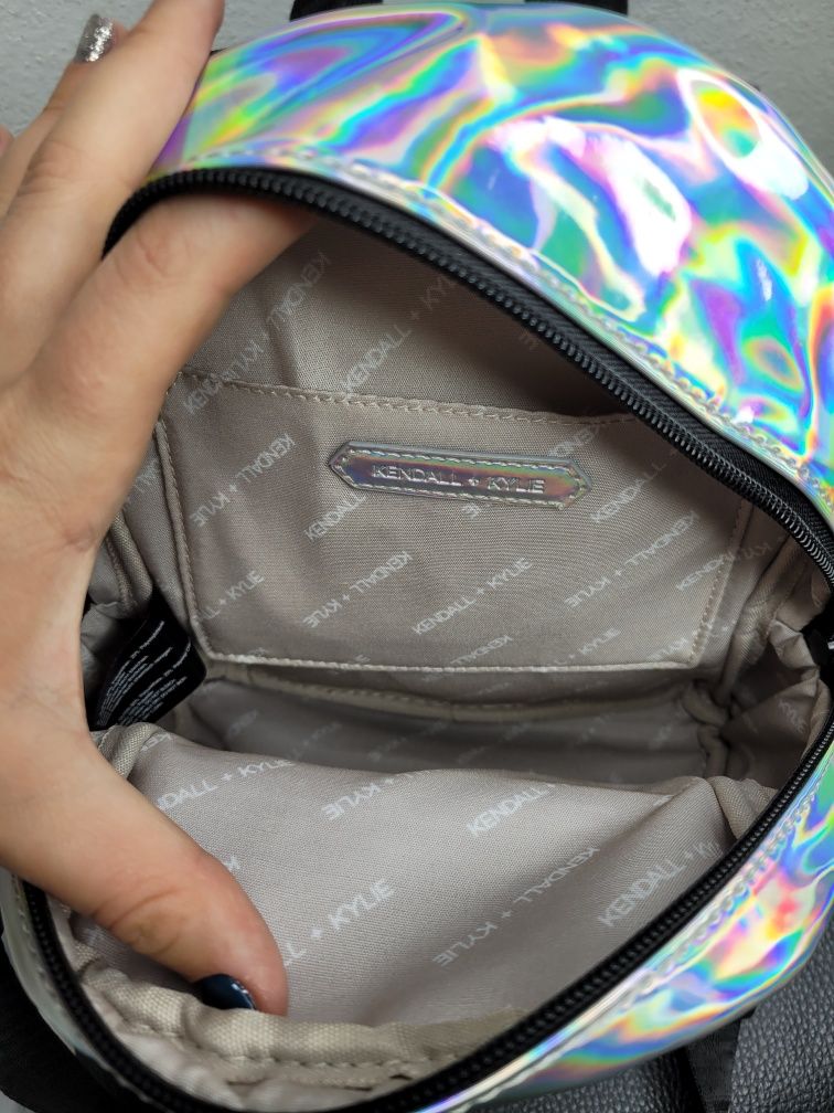 Рюкзак голографічний сумка наплічник Kendall & Kylie