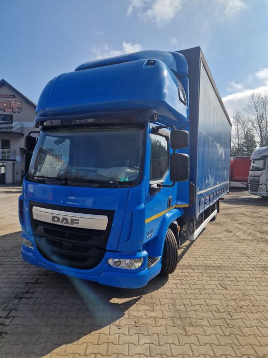 Daf lf 220 / duża zabudowa firana / 3 zbiorniki paliwa / nowe opony