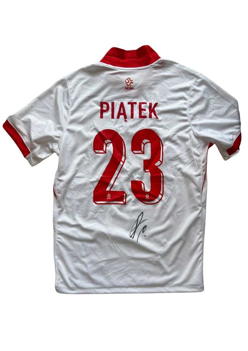 Krzysztof Piątek AC Milan koszulka z autografem + certyfikat autenty.