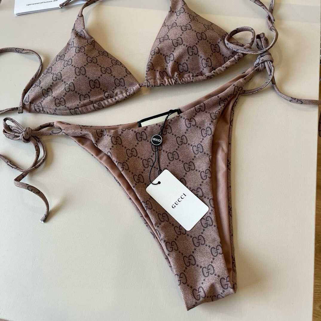 Brązowy strój kąpielowy GUCCI bikini