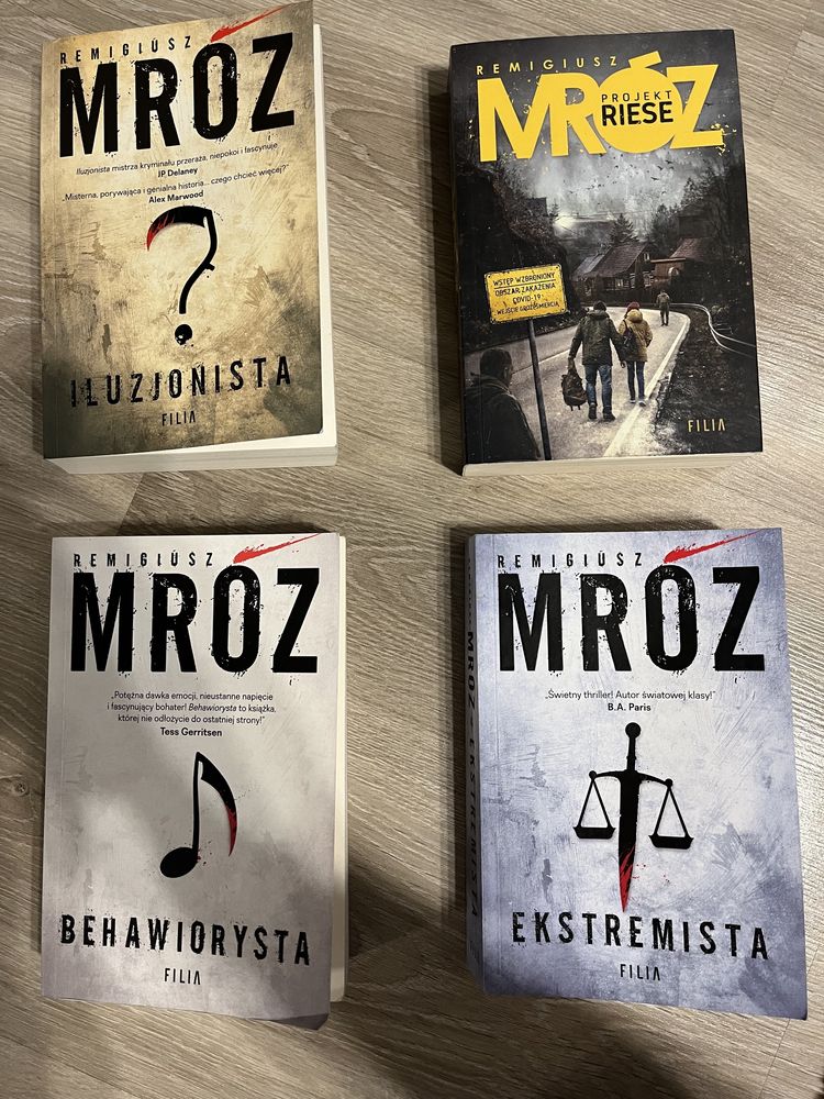 Remigiusz Mróz Behawiorysta, iluzjonista, Ekstremista, Project Riese