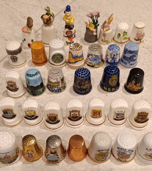 Kolekcja naparstków około 600 sztuk