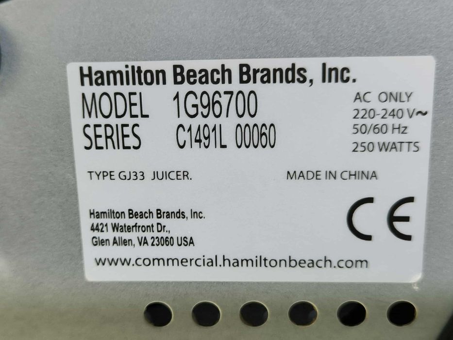 Wyciskarka do cytrusów HAMILTON BEACH Brands 1G96700