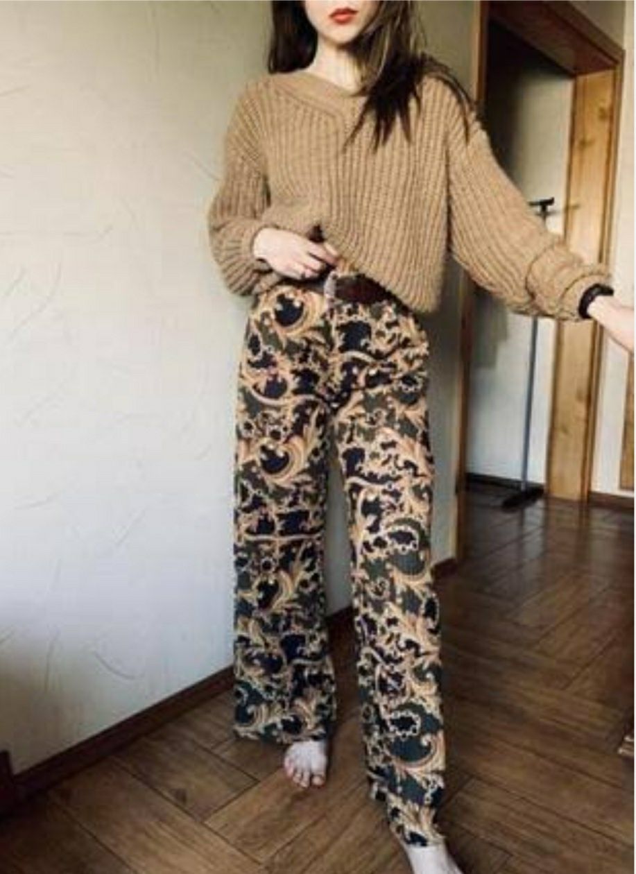 Брюки штаны zara кюлоты