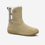 Botas de caminhada em couro quentes e impermeáveis mulher,