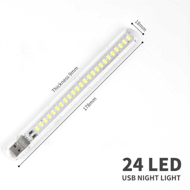 Міні світлодіодний USB світильник 24 LED 5V