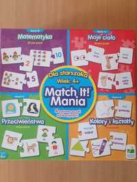 Puzzle edukacyjne Match it Mania dla starszaka