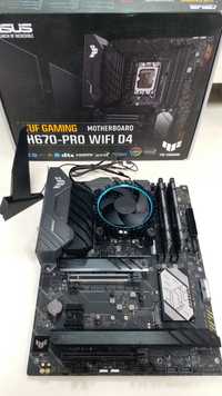 Комплект ASUS TUF Gaming H670-PRO WiFi D4+ Intel i5-12400F+ DDR4 32GB