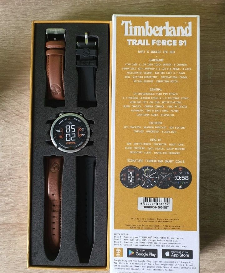 Smartwatch Timberland com GPS