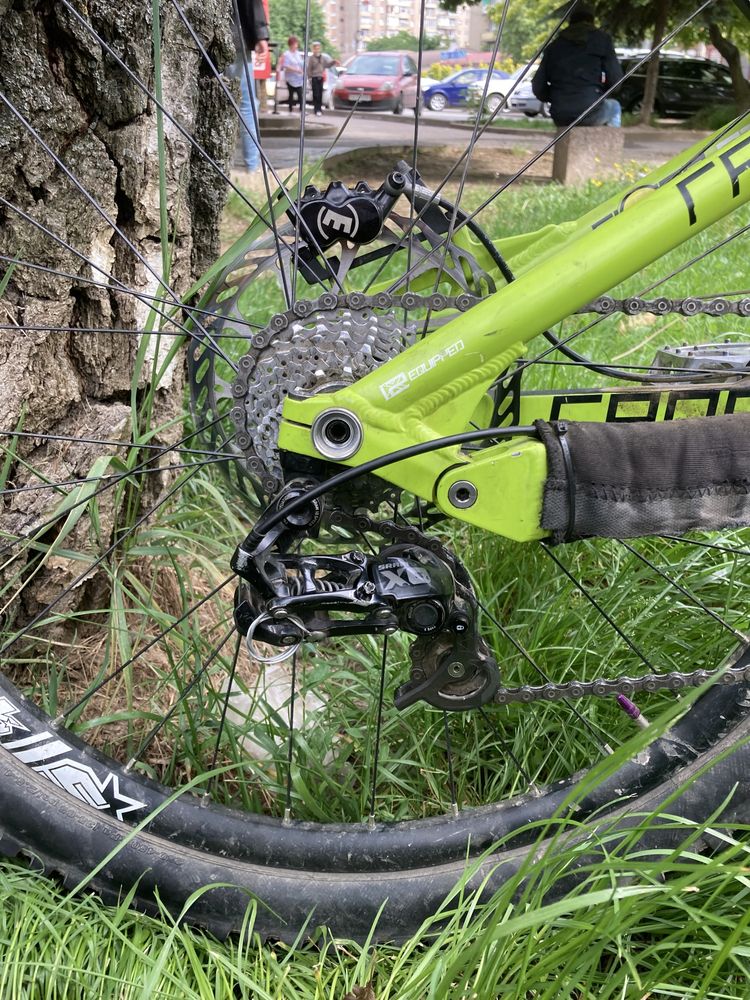 двохподвес radon swoop 210 fox spank magura sram shimano raceface