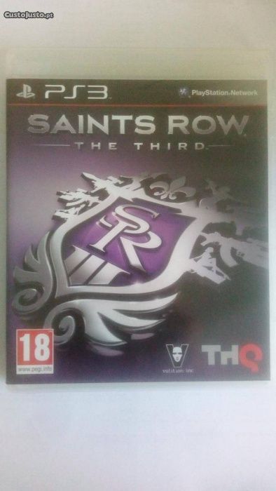 lote 3 jogos originais ps3 ,saints row