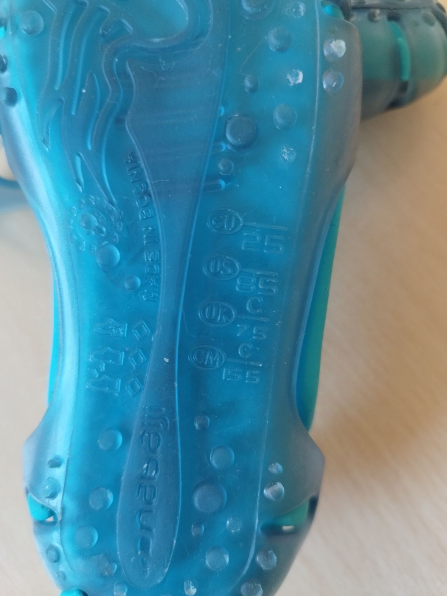 Niebieskie buty do wody basen Nabaiji 25 Decathlon
