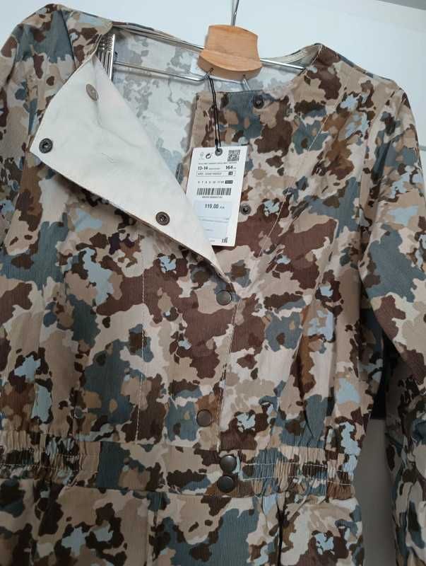 Kombinezon Moro z drobnego sztruksu Zara r. 164