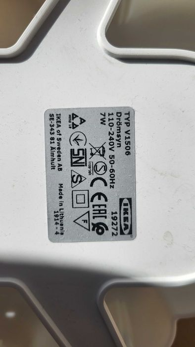 Ścianna lampka dla dzieci "CHMURKA" IKEA