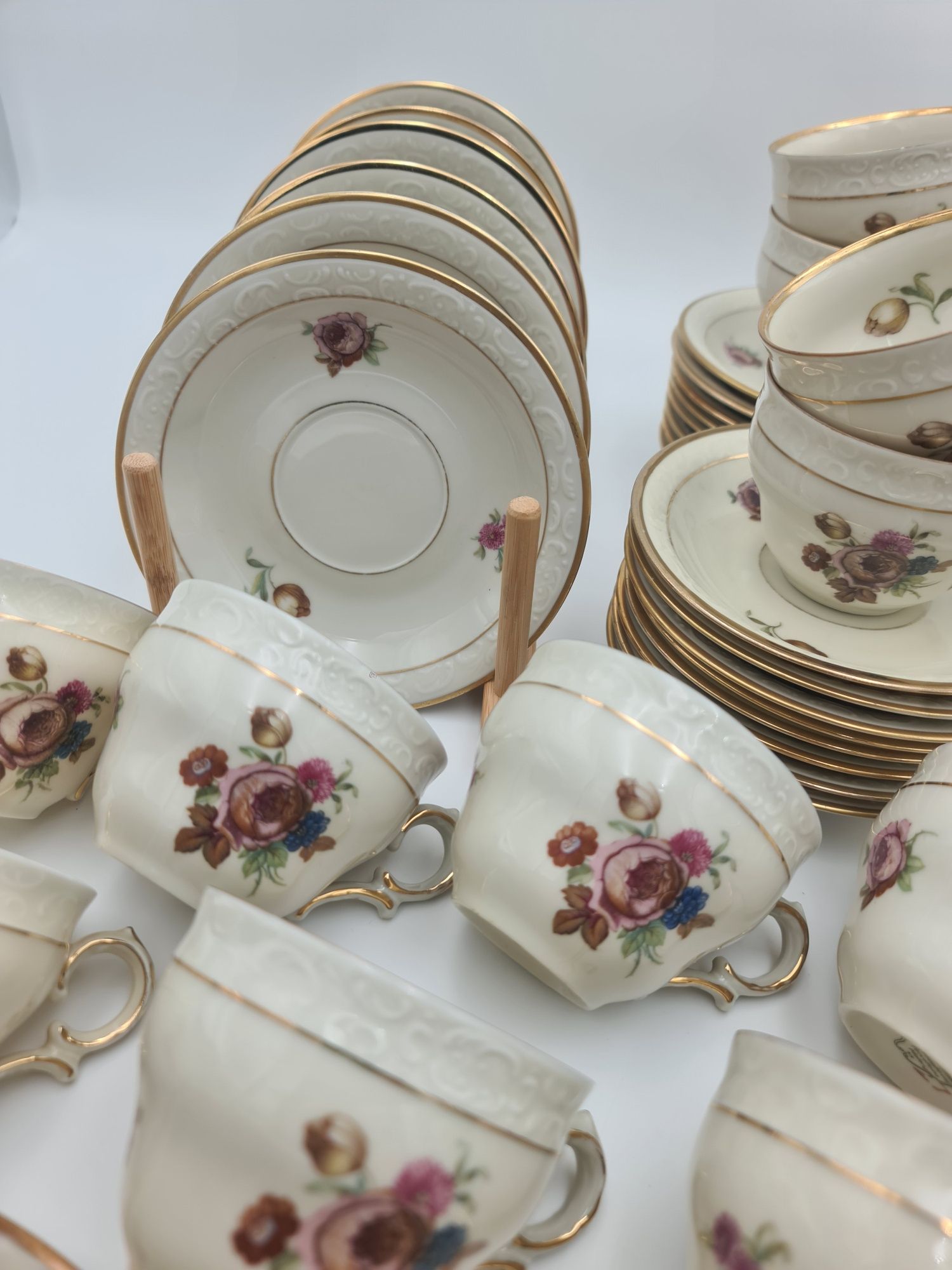 KPM Kjøbenhavns Denmark porcelana filiżanka z talerzykiem
