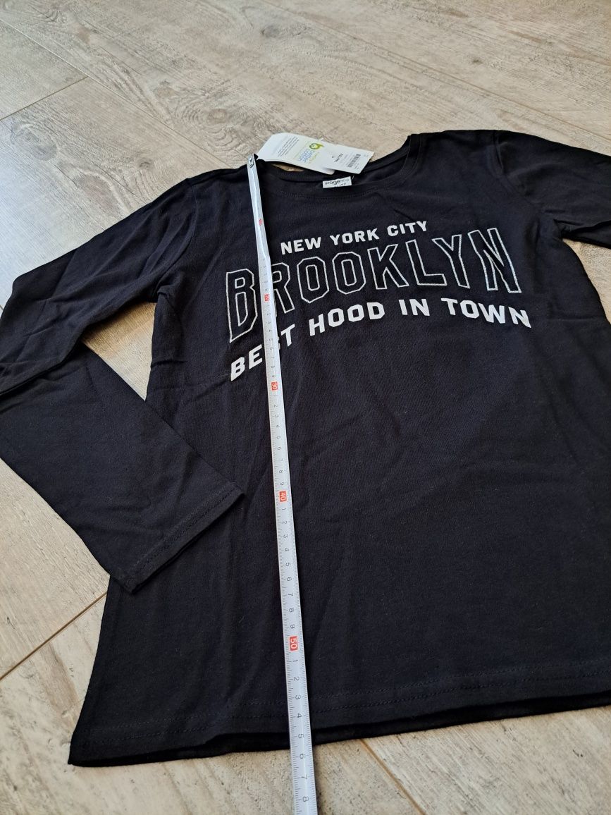 T-shirt dziewczęcy z napisem Brooklyn - rozm 146/152