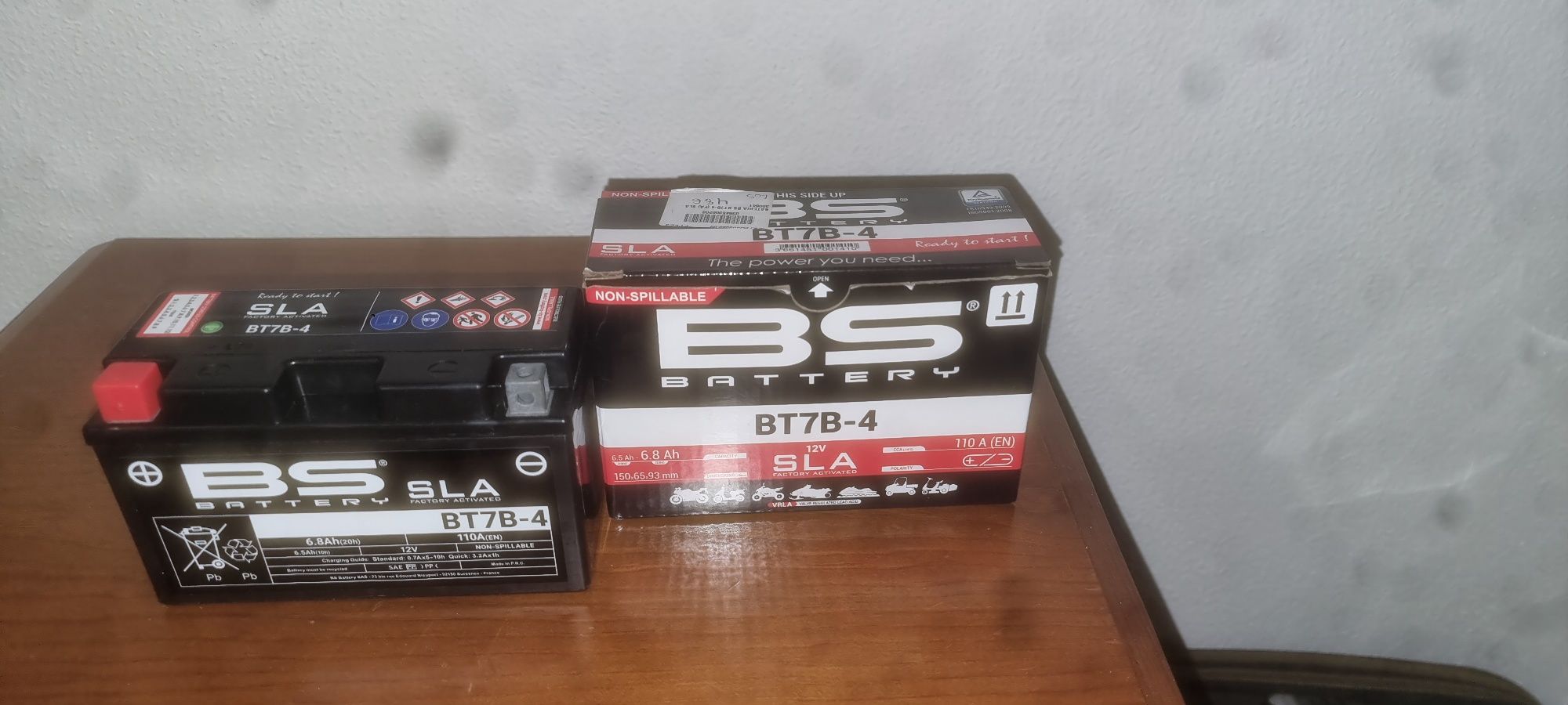Bataria para moto4 nova