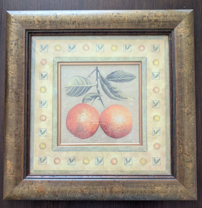 Obraz martwa natura - pomarańcze, reprint