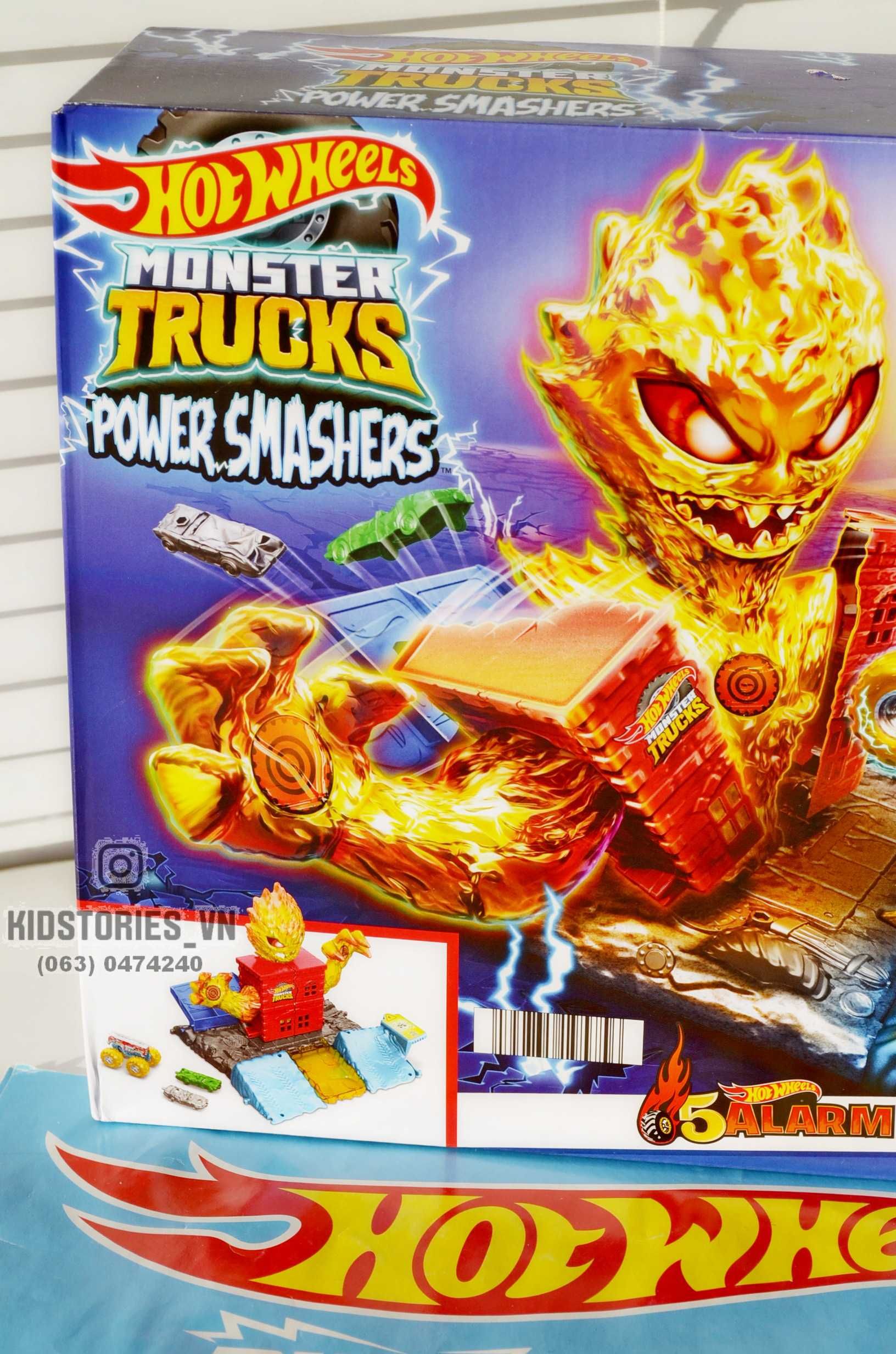 Трек пожежна Hot Wheels Monster Truck Alarm Trucks арена для стрибків