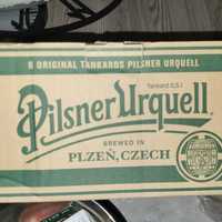 Kufle do piwa Pilsner Urquell-super prezent dla piwosza.