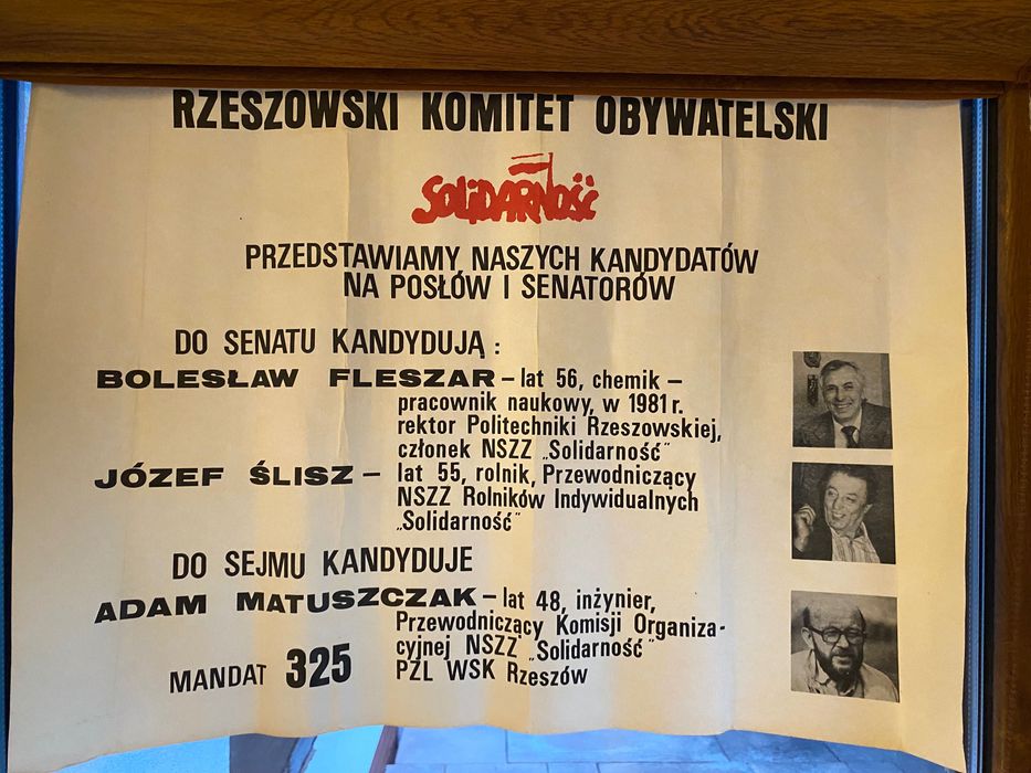 Plakat wyborczy 1989