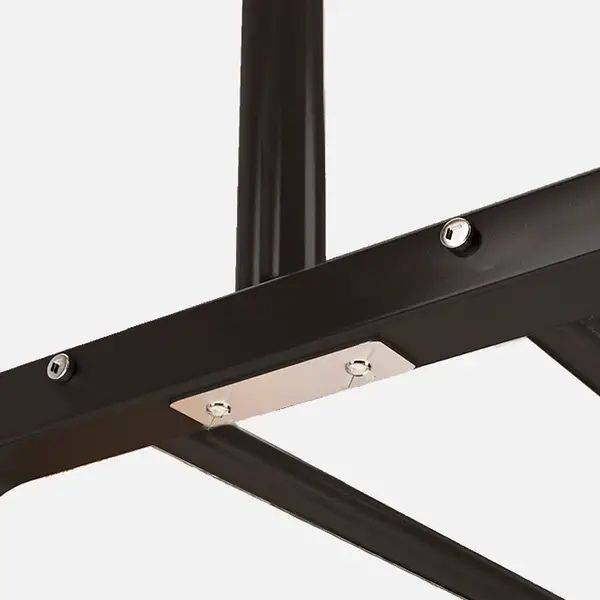 Стійка для одягу подвійна Memos 150X110X54 см металева чорний колир