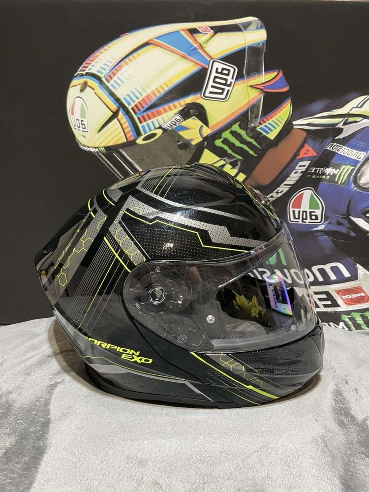 Мотошолом шлем scorpion exo 920 (agv shoei hjc shark arai ruroc)