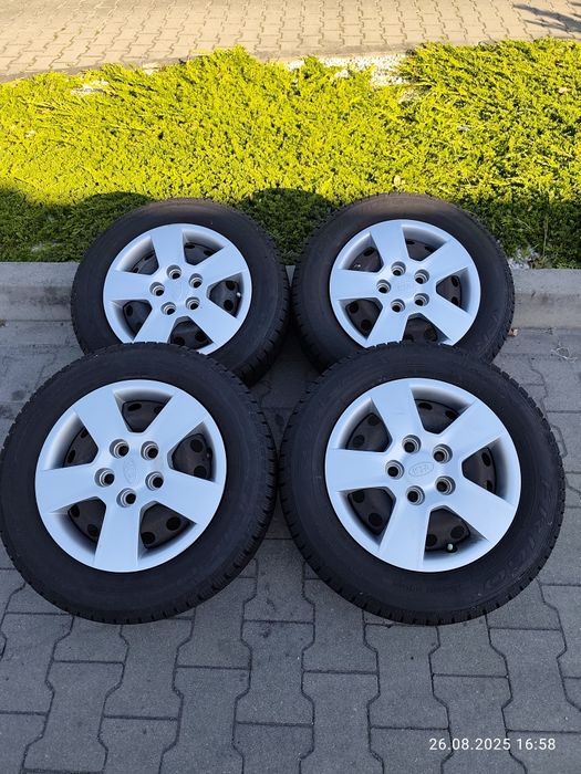 Koła zimowe Hyundai Kia 15 felgi stalowe 195/65 kołpaki Sosnowiec