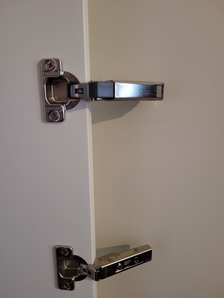 Drzwi do szafy PAX IKEA 50x229 białe z zawiasami 2szt