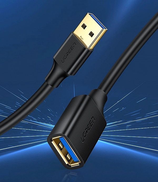 Ugreen kabel przewód przedłużacz przejściówka USB 3.0 (żeński) - USB 3