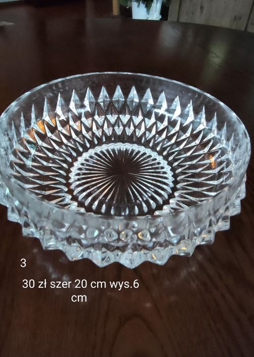 Kryształy prl półmisek