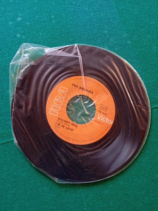 Disco de vinil "Sugar, sugar" dos The Archies