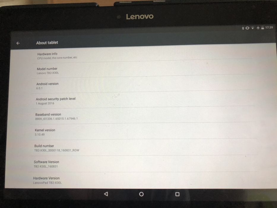 Tablet Lenovo WIFI + 3G/4G 10.1''