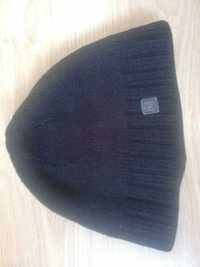Czarna, męska, marki HZ czapka bawełna+poliakryl, rozm. 54