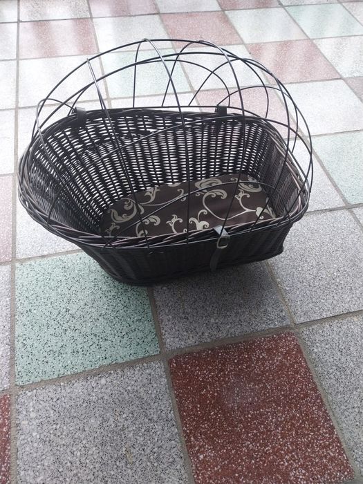 Koszyk na rower dla psa