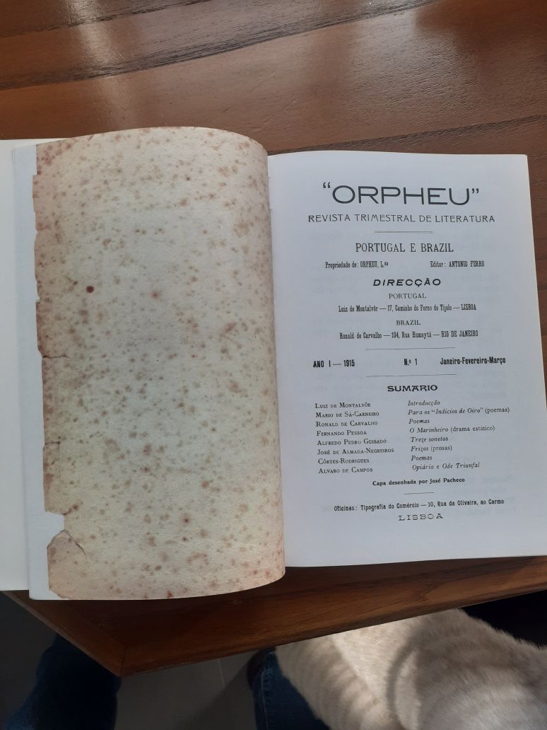 Orpheu, n 1,2,3.