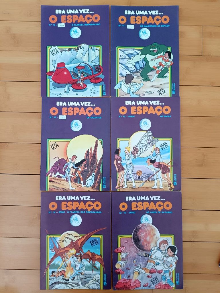 Coleção de fascículos Era uma vez... O espaço