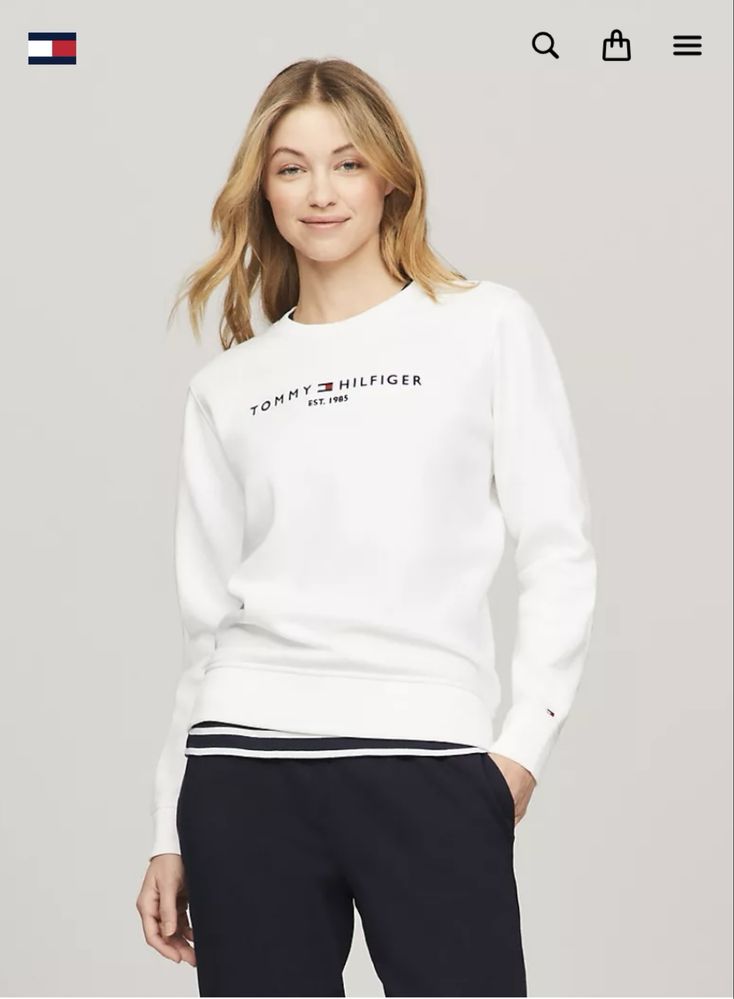 Оригінальний світшот Tommy Hilfiger XXL