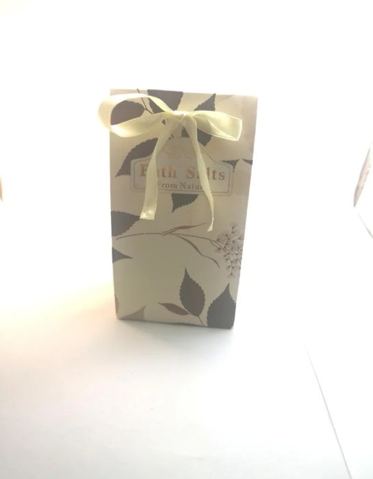 Um lindo saco de sais de banho