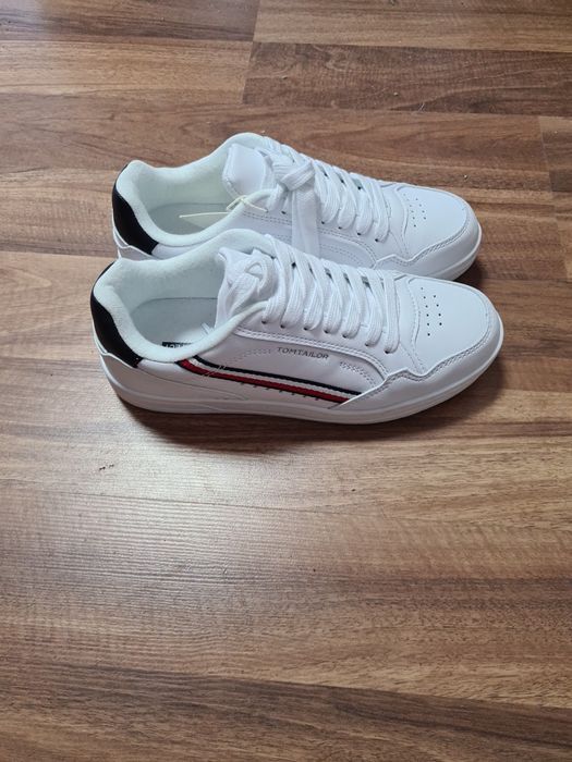 Tom Tailor sneakersy trampki damskie Białe rozmiar 39