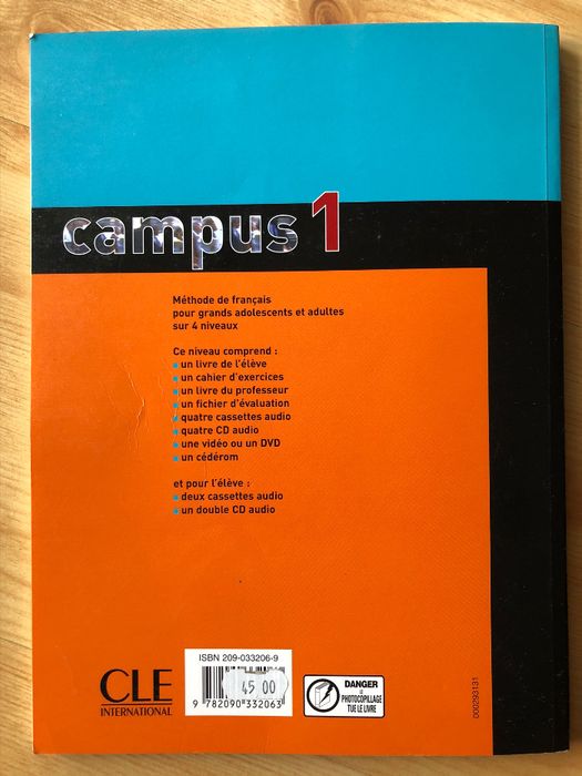 Campus 1, methode de francais – książka do francuskiego