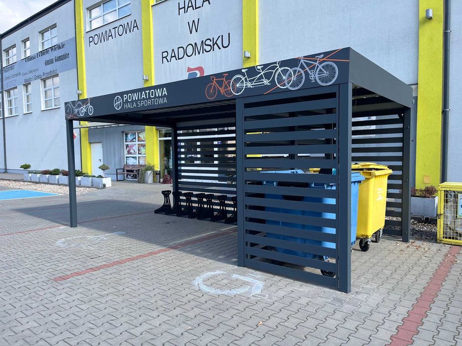 Wiata garażowa 6x6 m, carport - wiata samochodowa dwustanowiskowa