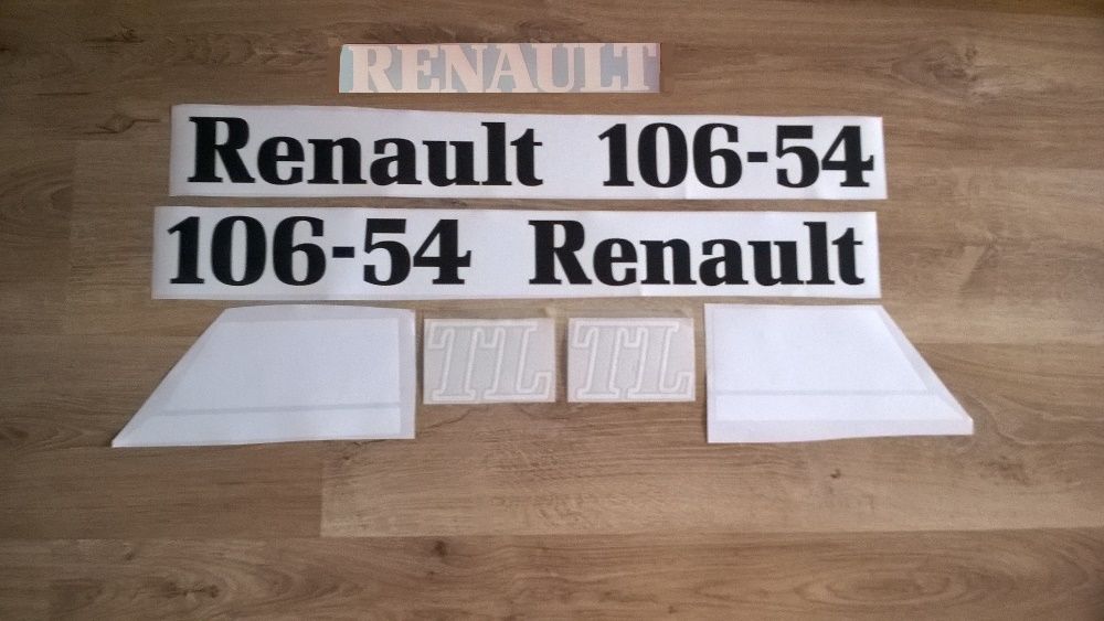 Naklejki Renault 85-32 MX 65-32 MX 106-54 TL